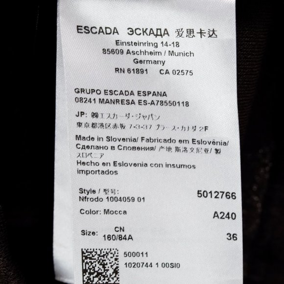 Escada Chainlink Cowl Top - Picture 7 of 10